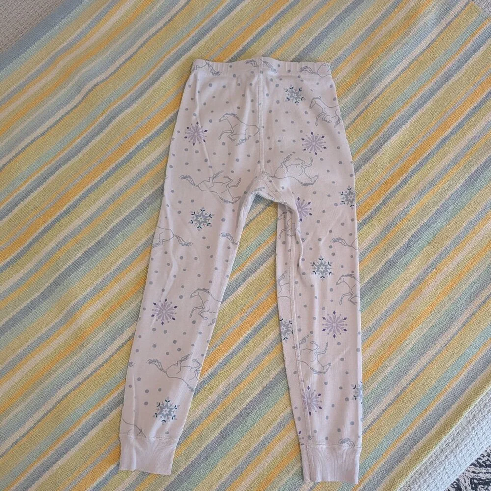 ⭐ Girl's Hanna Andersson Frozen II Pajama PJ Pants size 5